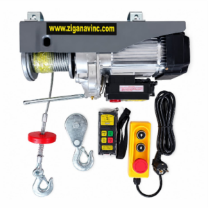 PA 600/1200 2 HAREKETLİ KABLOSUZ KUMANDALI HALATLI MİNİ AMATÖR VİNÇ